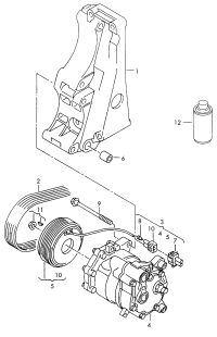 6Q0820803D-COMPRESSOR,AIR CON