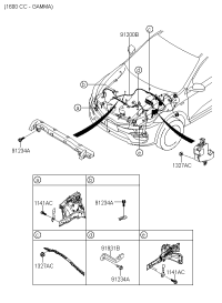91211H2010-WIRING ASSY-FRT