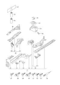 3C0802068-Engine mounting base