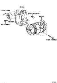 883102F080-COMPRESSOR ASSY, W/PULLEY