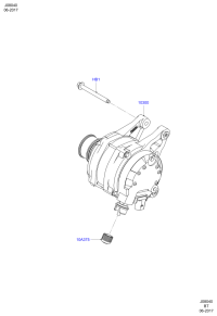 GN1510300FB-ALTERNATOR, 12V 80A 4PK, TOYOTA