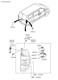924024H030-LAMP ASSY-RR COMBI,RH
