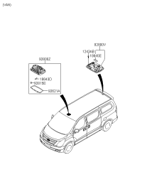 928704H000TX-LAMPASSYO/HEADCONSOLE