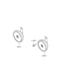 966200C100-HORN ASSY-HIGH PITCH
