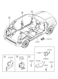 915010L141-WIRING ASSY-FLOOR