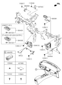 95411B3000-ANTENNAASSYKEYLESSENTRY