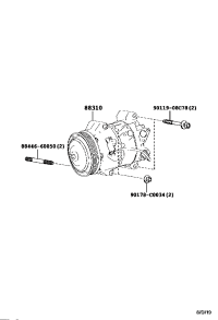 883100R070-COMPRESSOR ASSY, W/PULLEY