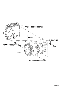 883100R060-COMPRESSOR ASSY, W/PULLEY