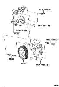 883100E150-COMPRESSOR ASSY, W/PULLEY