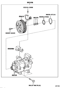884100D350-CLUTCH ASSY, MAGNET