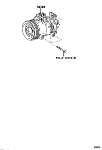 883100D300-COMPRESSOR ASSY, W/PULLEY