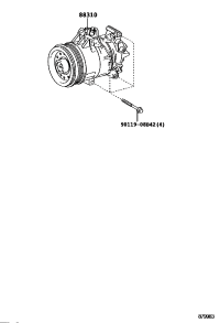 883100D280-COMPRESSOR ASSY, W/PULLEY