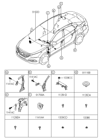 91303B3210-WIRING ASSY-FLOOR