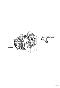 8831006471-COMPRESSOR ASSY, W/PULLEY