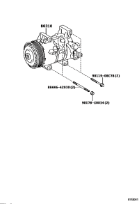 8831002B50-COMPRESSOR ASSY, W/PULLEY