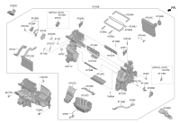 97205Q2000-HEATER & EVAPORATOR ASSY