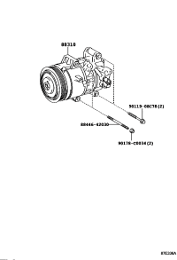 8831002A81-COMPRESSOR ASSY, W/PULLEY