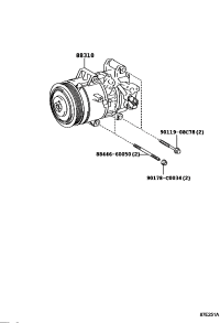 8831002A71-COMPRESSOR ASSY, W/PULLEY