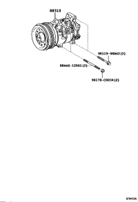 8831002500-COMPRESSOR ASSY, W/PULLEY