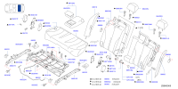 88223ED501-Cap, seat track-2nd seat, rear rh