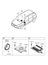 963201F002-SPEAKER ASSY-LH