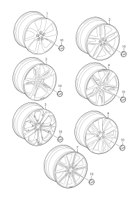 4M0601025E-Wheel rim: