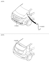 916810U010-WIRING ASSY-TAIL GATE