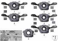 61316827369-SWITCH-STRNG COLOUMN-E46