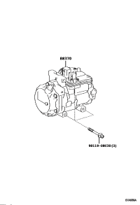 8837048070-COMPRESSOR ASSY