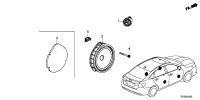39120TBTH01-SPEAKER ASSY-CLUSTER