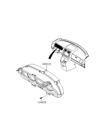 0K57K55430-CLUSTER ASSY-INSTRUMENT