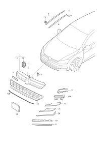 L5GG853677B9B9-VENTILATION GRILLE/POL/09