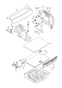 L8K98616974PK-Handle felt-luggage (black)