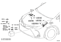 288590T060-Retainer, battery current sensor
