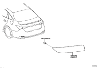 8191007020-LENS, REFLEX REFLECTOR, REAR LH, RH/LH