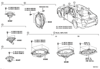 8616006700-SPEAKER ASSY, FRONT NO.1