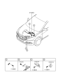 91400B3060-WIRING ASSY-CONTROL