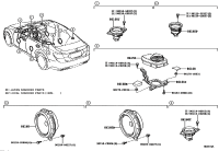 861600P100-SPEAKER ASSY, FRONT NO.2