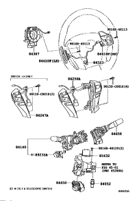 841400P011-SWITCH ASSY, HEADLAMP DIMMER