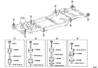 522010K050-CUSHIION SUB-ASSY, CAB MOUNTING, NO.1 UPPER