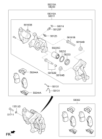 582882W300-SPRING-RETURN,REAR BRAKE SHOE
