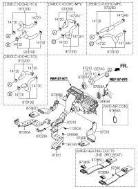 970102B100-DUCT ASSY-RR VENT