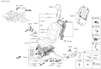 885103N000-H/ADJ MOTOR ASS Y-FRT,LH