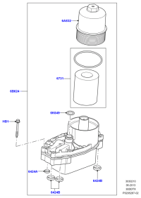 LR013162-GASKET,W.PUMP INLET