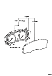 838006AU31-METER ASSY, COMBINATION