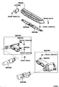 8863536130-RESISTOR, COOLER AIR DUCT, NO.1
