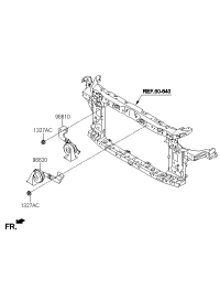 96610C3100-Horn, low pitched