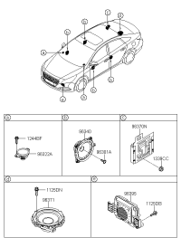 96395E6000-SPEAKER ASSY-CLUSTER