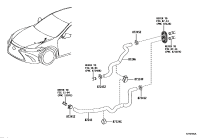 8724533850-HOSE, HEATER WATER, INLET