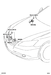 8651030691-HORN ASSY, HIGH PITCHED